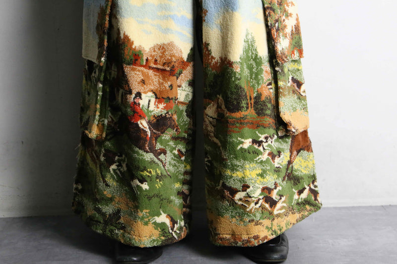“Re:make” UK culture design rug cargo pants