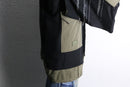 "Re:make" military kimono hood jacket