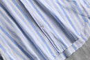 Zegna Sport stripe linen BD shirt