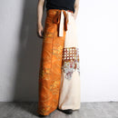 "Re:make" 和柄　design slit pants