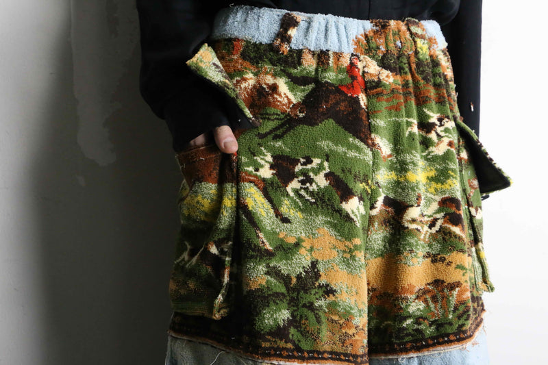“Re:make” UK culture design rug cargo pants