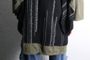 "Re:make" military kimono hood jacket