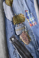 "Re:make"patchworkwide denim