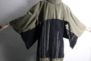 "Re:make" military kimono hood jacket