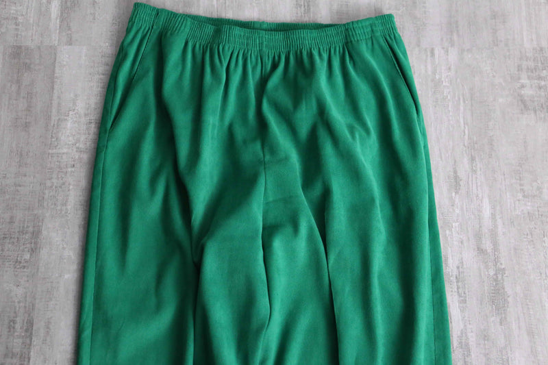 90's "ALFRED DUNNER" green shirt set up