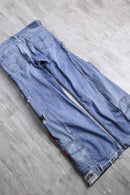 "Re:make"patchworkwide denim