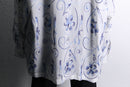 flower emb skipper pullover shirt｜シャツの古着 詳細11