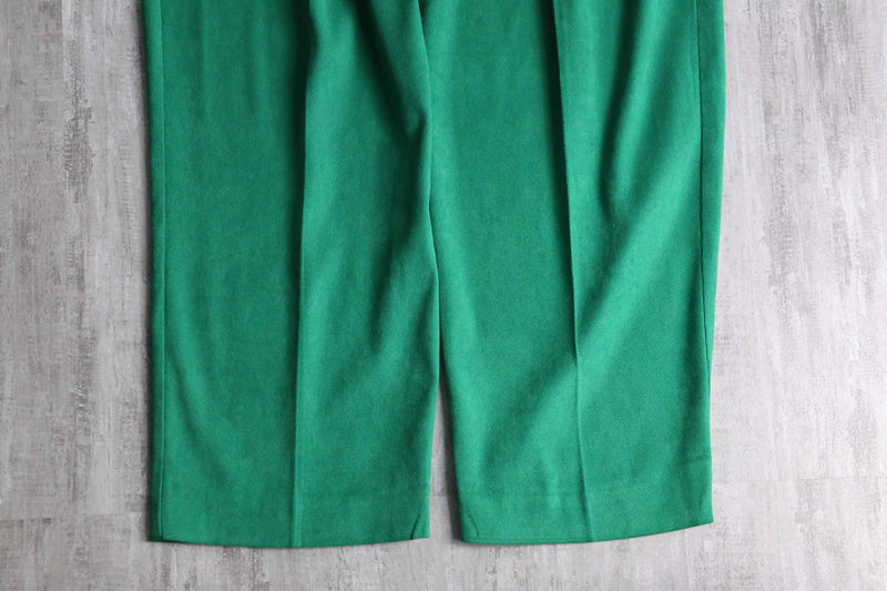 90's "ALFRED DUNNER" green shirt set up