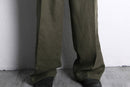 olive brown 2B single 2peace linen suit set up