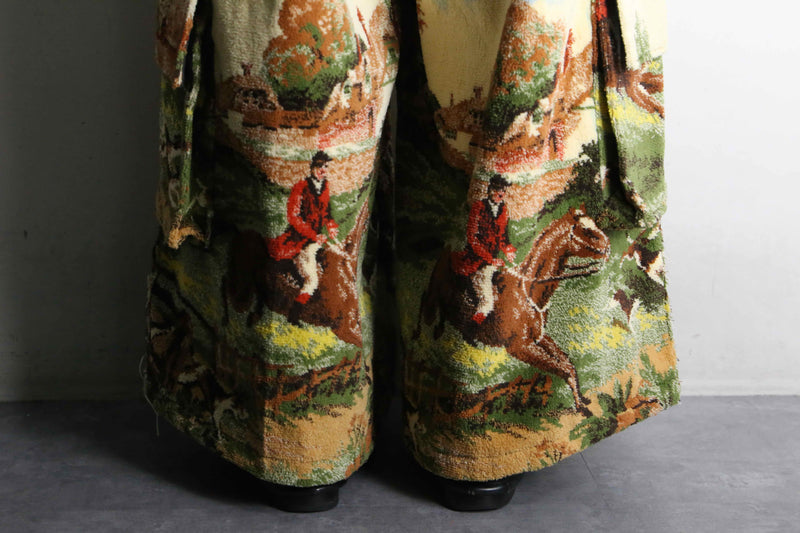“Re:make” UK culture design rug cargo pants
