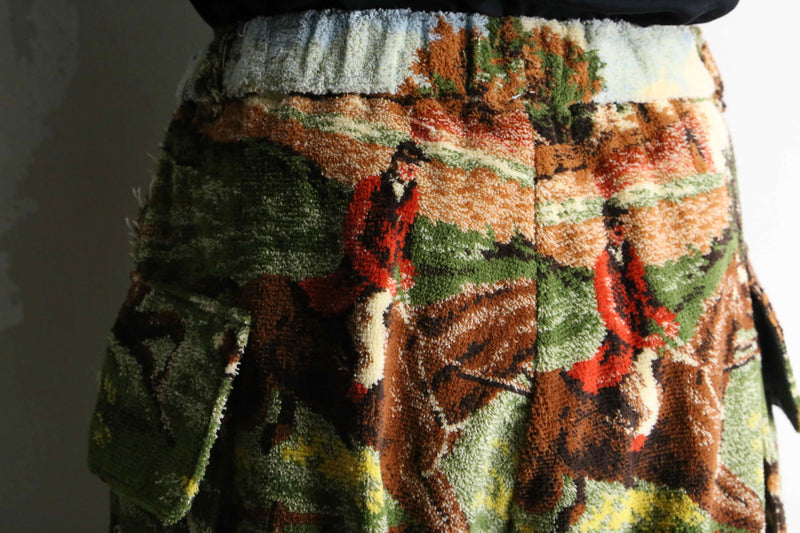 “Re:make” UK culture design rug cargo pants
