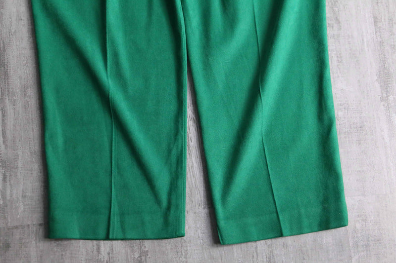 90's "ALFRED DUNNER" green shirt set up
