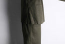 olive brown 2B single 2peace linen suit set up
