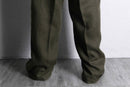 olive brown 2B single 2peace linen suit set up