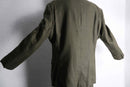 olive brown 2B single 2peace linen suit set up