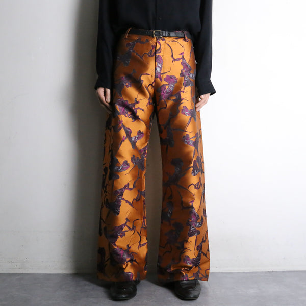 "Desigual." × "MAITREPIERRE" praying mantis pattern wide pants