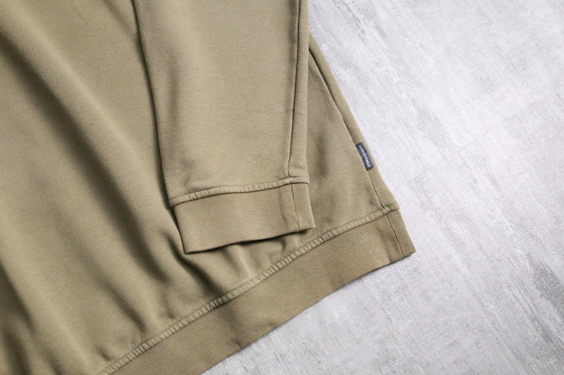 bicoler half zip sweat shirt