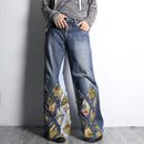 "Re:make" rug docking flare denim pants