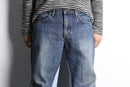 "Re:make" rug docking flare denim pants