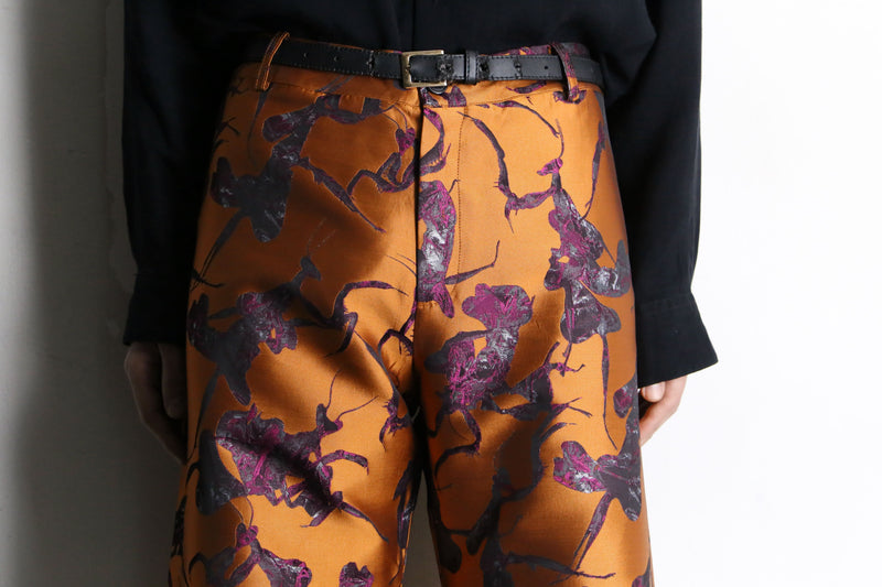 "Desigual." × "MAITREPIERRE" praying mantis pattern wide pants