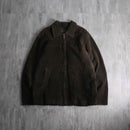 1990s claiborne ombre lining suede jacket