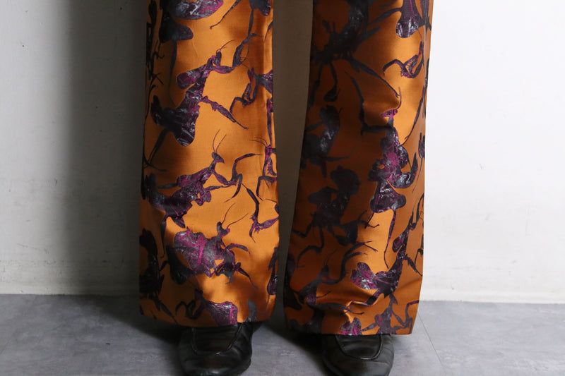 "Desigual." × "MAITREPIERRE" praying mantis pattern wide pants