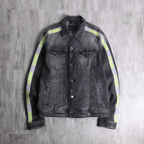 "guess" sideline logo denim  jacket