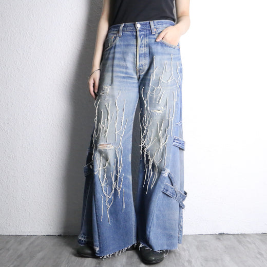 "Re:make" thread design super flare denim