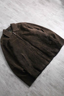 1990s claiborne ombre lining suede jacket