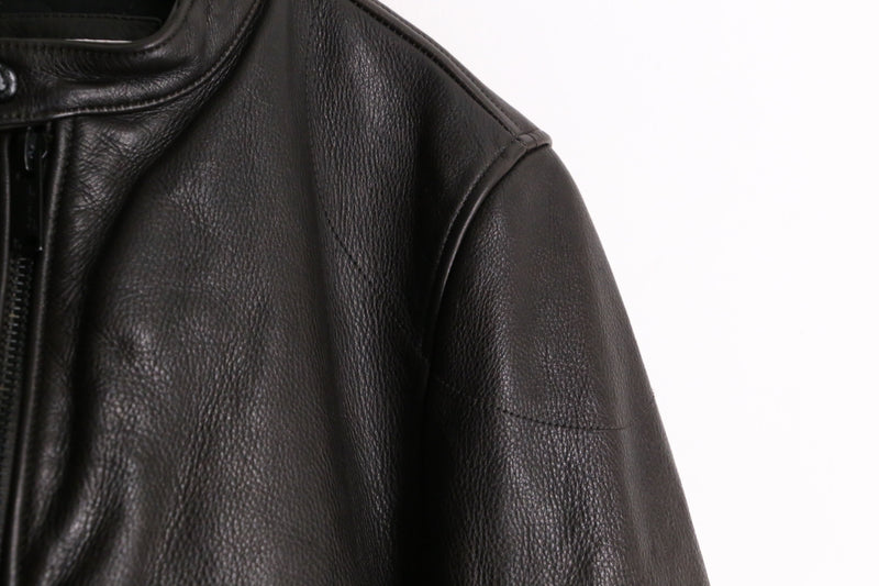 "Calvin Klein" black single riders jacket