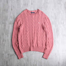 “POLO by Ralph Lauren” pale pink cotton knit