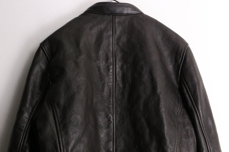 "Calvin Klein" black single riders jacket