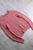 “POLO by Ralph Lauren” pale pink cotton knit