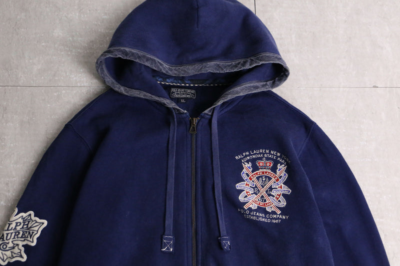 "POLO JEANS Co. RL" full zip hoodie