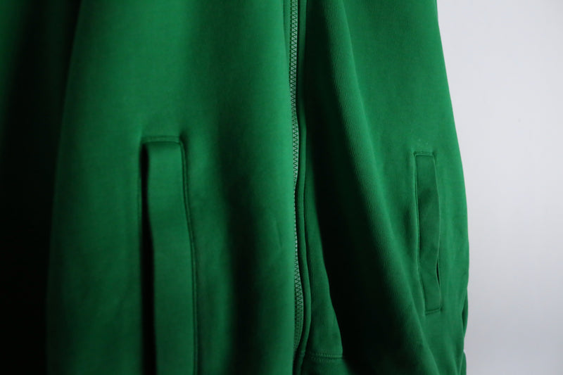 “adidas” 3line green color track jacket