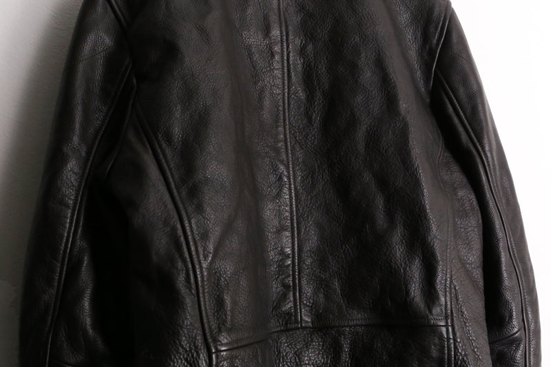 "Calvin Klein" black single riders jacket