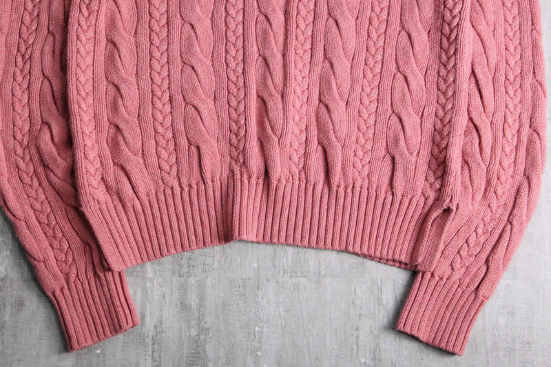 “POLO by Ralph Lauren” pale pink cotton knit