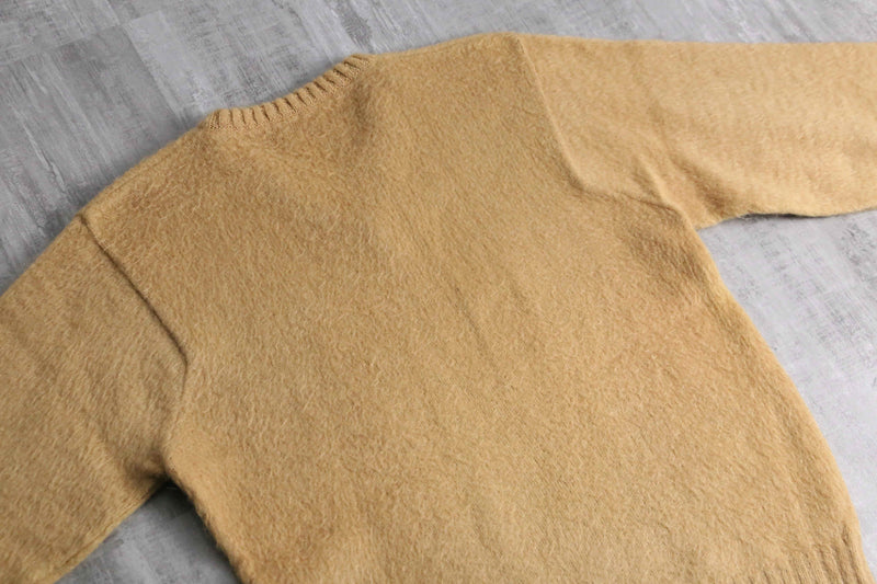 1960s vintage Marshall & Field baby kid mohair blend Vneck knit