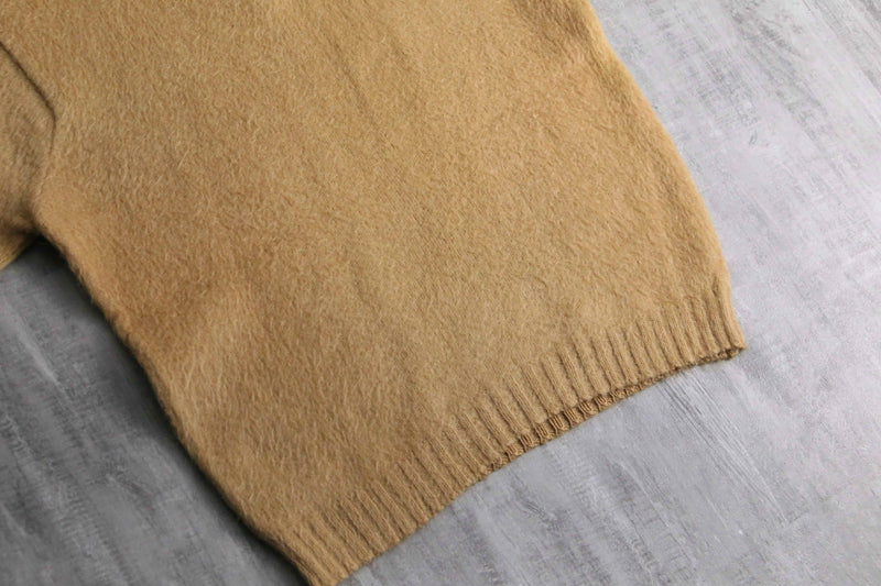 1960s vintage Marshall & Field baby kid mohair blend Vneck knit