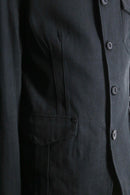 herringbone textile military tailored jacket