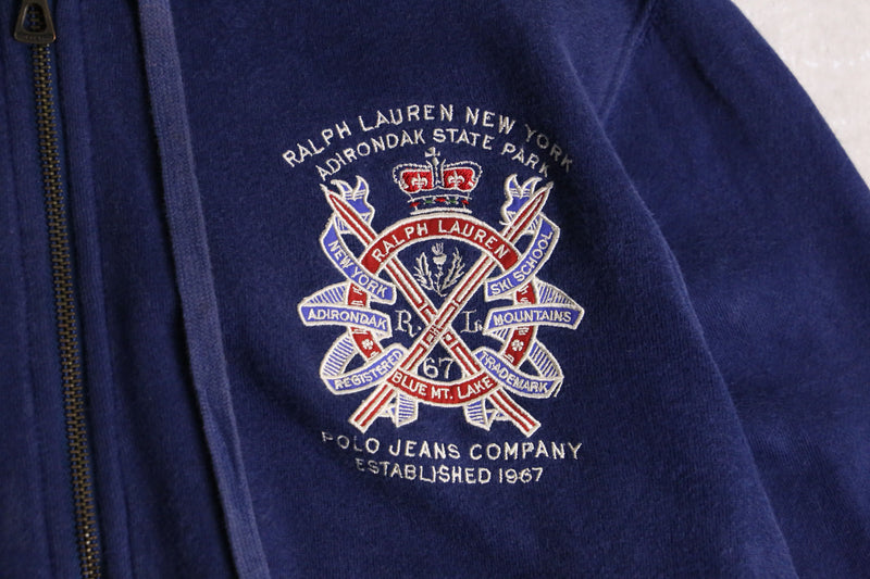 "POLO JEANS Co. RL" full zip hoodie