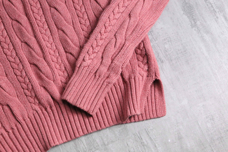 “POLO by Ralph Lauren” pale pink cotton knit