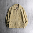 ”BANANA REPUBLIC” beige pig skin suede leather jacket.
