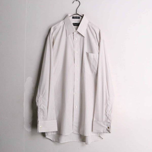 "Christian Dior" mulch pinstripe dress shirt