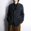 herringbone textile military tailored jacket