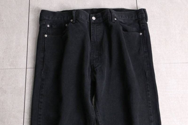 "Levi's" black straight denim pants