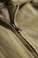 ”BANANA REPUBLIC” beige pig skin suede leather jacket.
