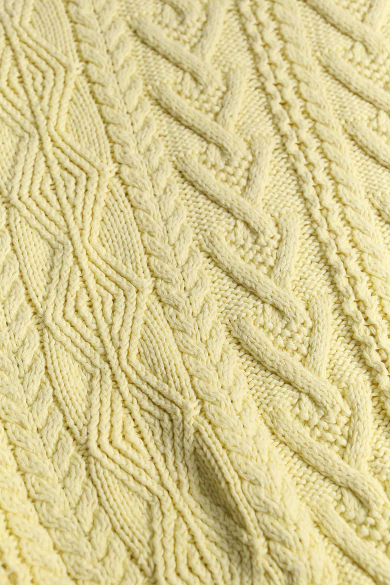 “POLO by Ralph Lauren” pale yellow cotton knit