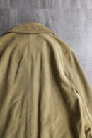 ”BANANA REPUBLIC” beige pig skin suede leather jacket.