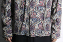 ”GUESS JEANS” paisley pattern open collar shirt